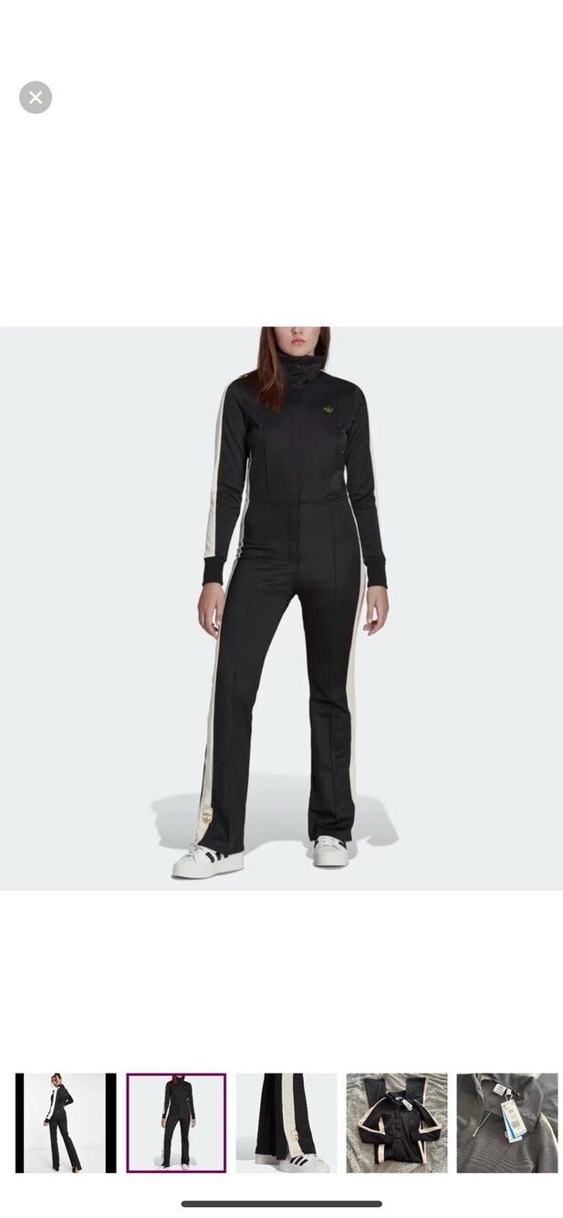 Tommy Hilfiger Track Suit Women’s Size S/P Black White Trim